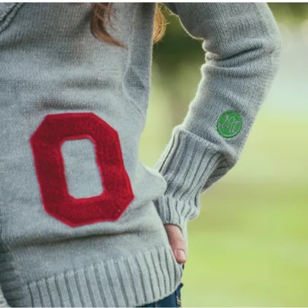 Ohio State University cardigan NWT
